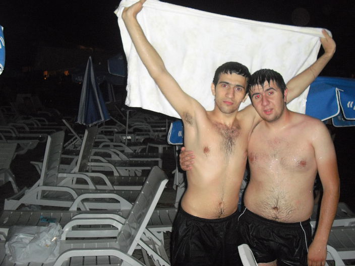 в аквапарке