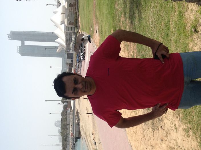 Me in Abu Dhabi, UAE
