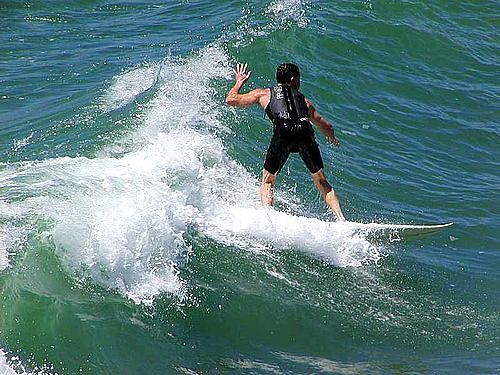 surfing..