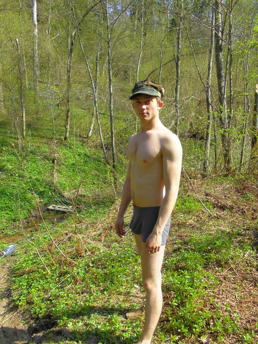на природе
