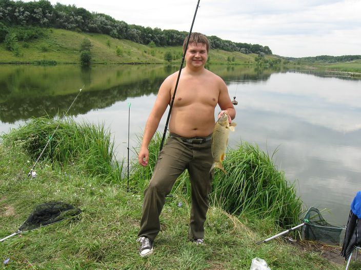 Я на рыбалке)