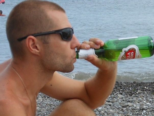 я на море